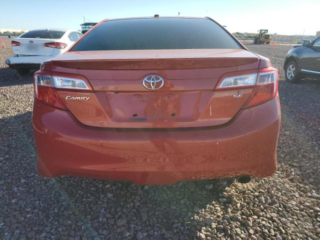 4T1BF1FK4CU554673 - 2012 TOYOTA CAMRY BASE RED photo 6