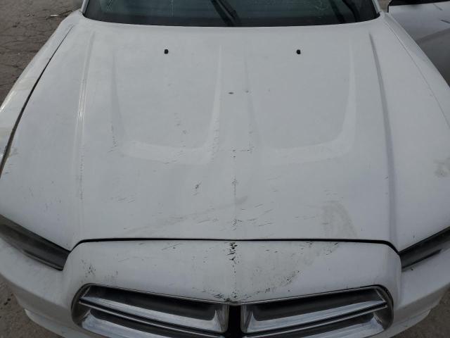 2C3CDXBG7DH664919 - 2013 DODGE CHARGER SE WHITE photo 11