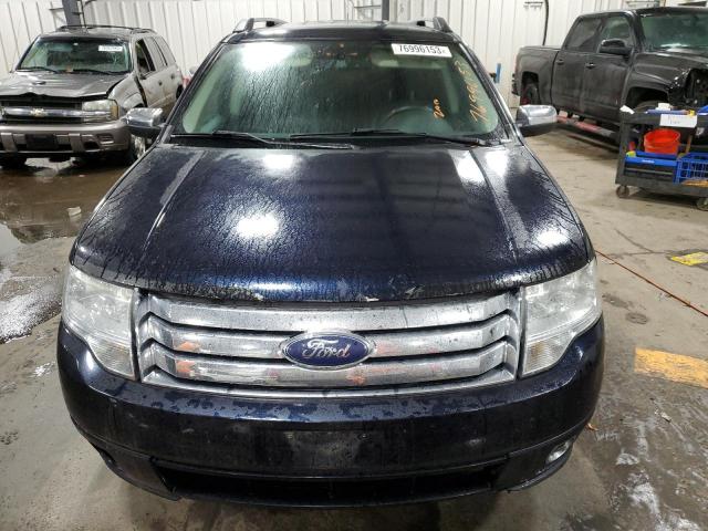 1FMDK06W38GA34682 - 2008 FORD TAURUS X LIMITED BLUE photo 5