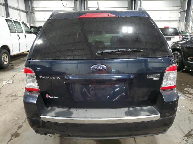 1FMDK06W38GA34682 - 2008 FORD TAURUS X LIMITED BLUE photo 6