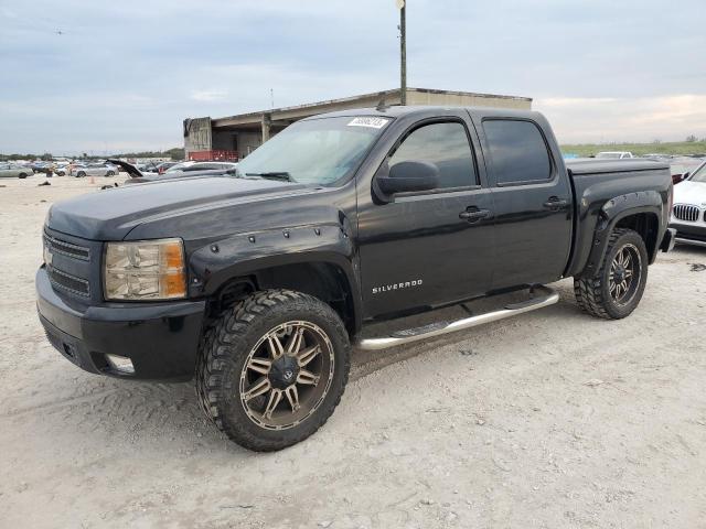 2GCEC13C671516385 - 2007 CHEVROLET SILVERADO C1500 CREW CAB CHARCOAL photo 1