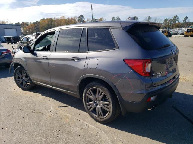 5FNYF7H54MB008104 - 2021 HONDA PASSPORT EXL GRAY photo 2