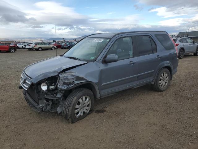 JHLRD789X6C055539 - 2006 HONDA CR-V SE GRAY photo 1