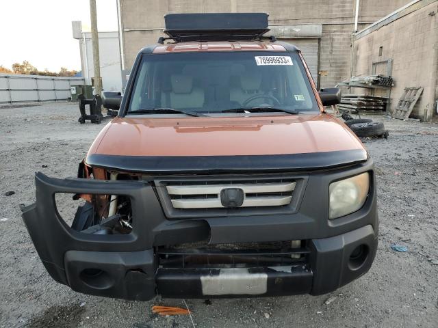 5J6YH28358L009237 - 2008 HONDA ELEMENT LX ORANGE photo 5