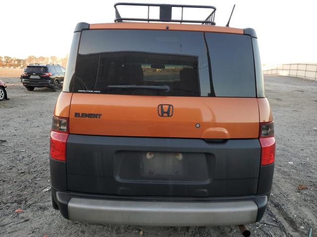 5J6YH28358L009237 - 2008 HONDA ELEMENT LX ORANGE photo 6