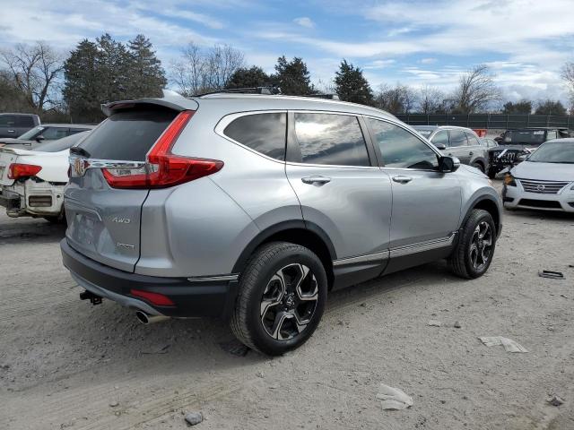 5J6RW2H91HL067361 - 2017 HONDA CR-V TOURING SILVER photo 3