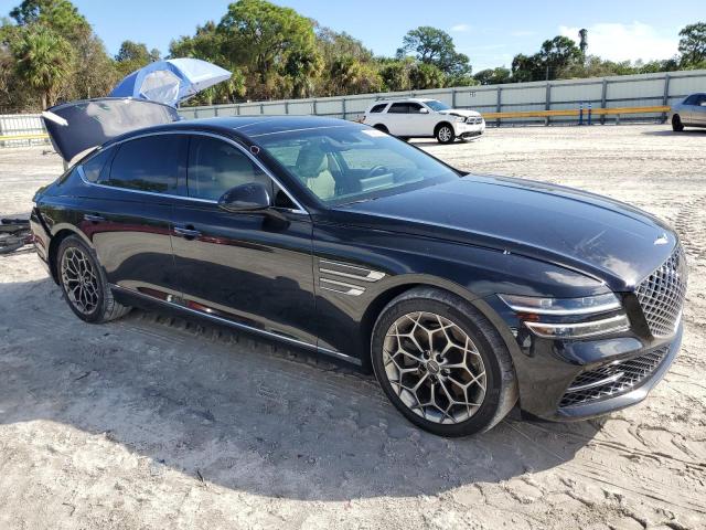 KMTGB4SC5MU046866 - 2021 GENESIS G80 BASE BLACK photo 4