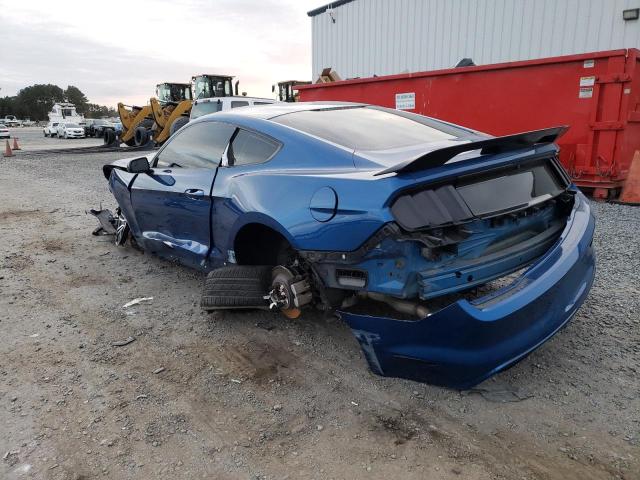 1FA6P8TH1H5238367 - 2017 FORD MUSTANG BLUE photo 2