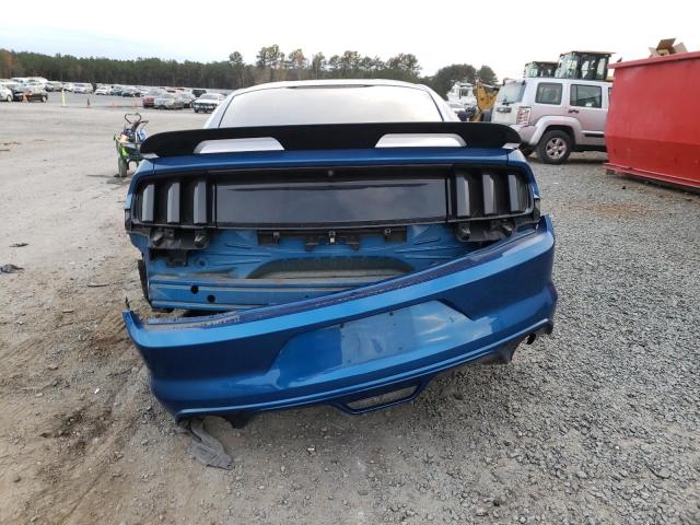 1FA6P8TH1H5238367 - 2017 FORD MUSTANG BLUE photo 6