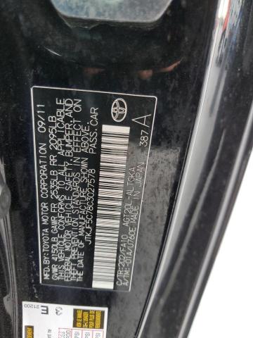 JTKJF5C78C3027578 - 2012 TOYOTA SCION TC 黑色 照片 13