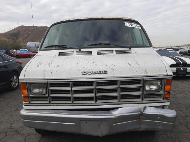 2B5WB35Z3NK103957 - 1992 DODGE RAM WAGON B350 WHITE photo 5