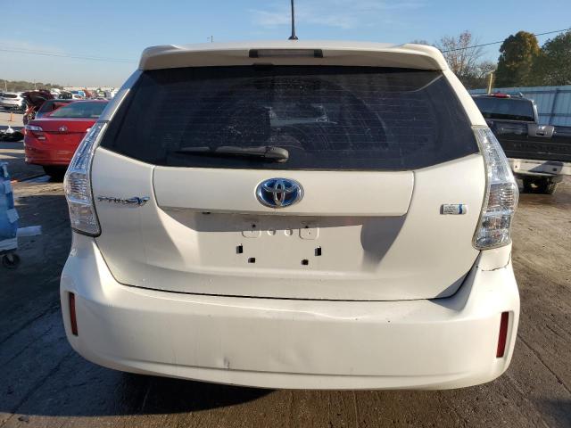 JTDZN3EU3D3204091 - 2013 TOYOTA PRIUS V WHITE photo 6