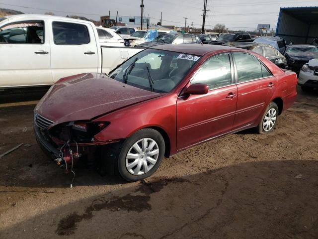 4T1BE30KX5U095885 - 2005 TOYOTA CAMRY LE RED photo 1