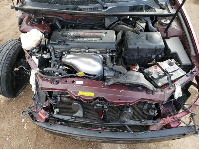 4T1BE30KX5U095885 - 2005 TOYOTA CAMRY LE RED photo 11