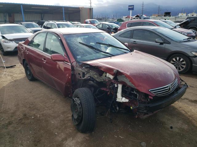 4T1BE30KX5U095885 - 2005 TOYOTA CAMRY LE RED photo 4