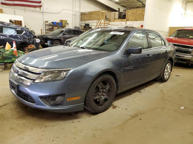 3FAHP0HA0BR211459 - 2011 FORD FUSION SE BLUE photo 1