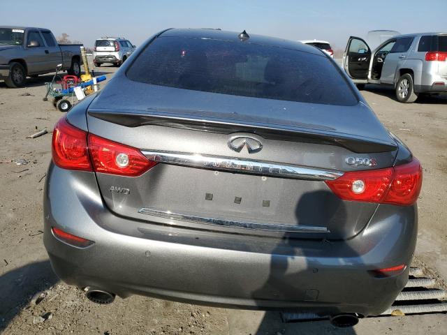 JN1FV7AR8GM451281 - 2016 INFINITI Q50 RED SPORT 400 GRAY photo 6