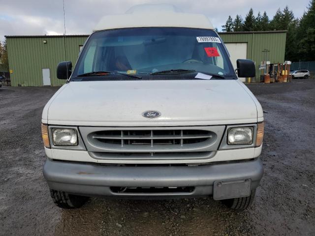 1FBSS31L1XHB28082 - 1999 FORD ECONOLINE E350 SUPER DUTY WAGON WHITE photo 5