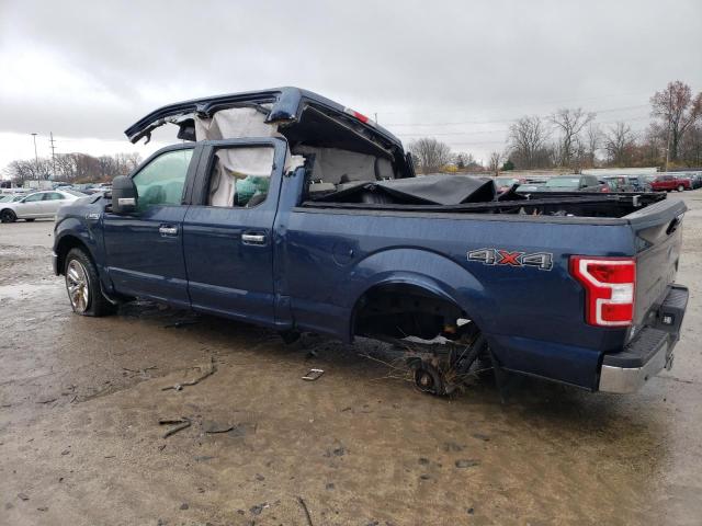 1FTFW1EG3JFE65729 - 2018 FORD F150 SUPERCREW BLUE photo 2