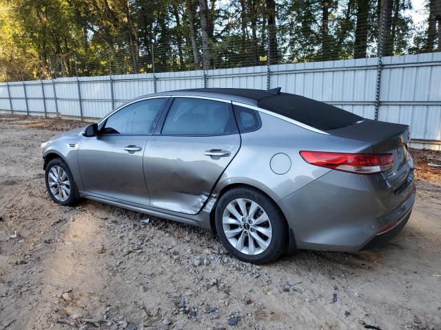 5XXGU4L32GG040377 - 2016 KIA OPTIMA EX GRAY photo 2