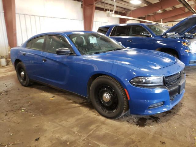 2C3CDXKT2HH579487 - 2017 DODGE CHARGER POLICE BLUE photo 4