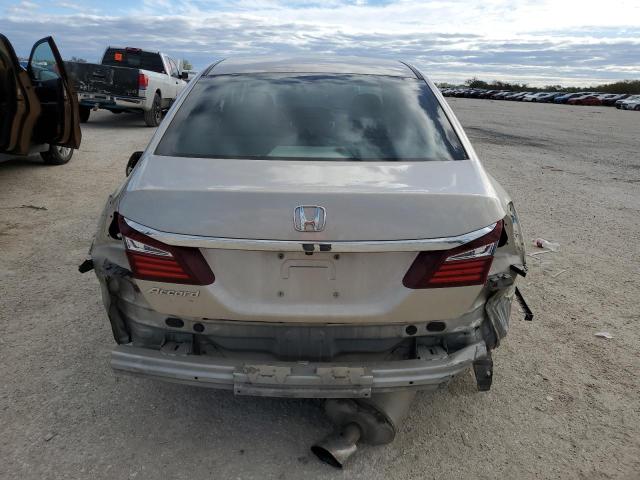 1HGCR2F35GA231238 - 2016 HONDA ACCORD LX BEIGE photo 6