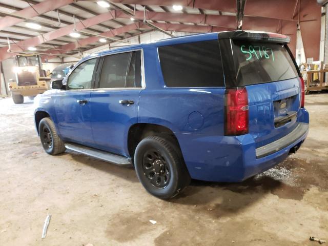 1GNSKDEC3JR322813 - 2018 CHEVROLET TAHOE POLICE BLUE photo 2