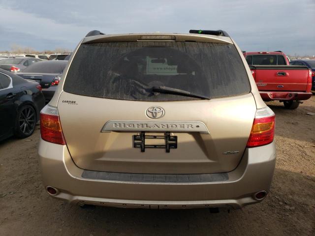 5TDJK3EH5AS037803 - 2010 TOYOTA HIGHLANDER SE TAN photo 6