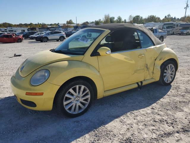 3VWRF31Y28M411921 - 2008 VOLKSWAGEN NEW BEETLE CONVERTIBLE SE YELLOW photo 1