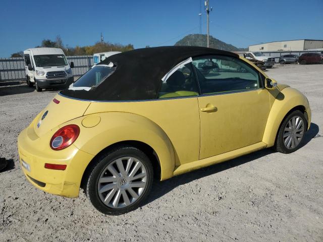 3VWRF31Y28M411921 - 2008 VOLKSWAGEN NEW BEETLE CONVERTIBLE SE YELLOW photo 3