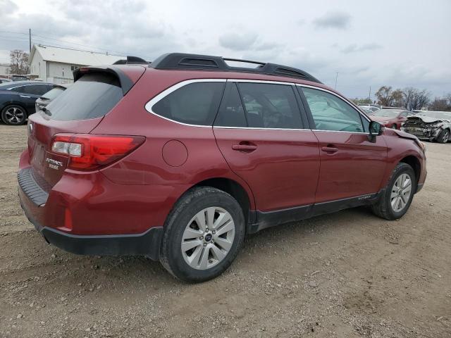 4S4BSAHC8G3329038 - 2016 SUBARU OUTBACK 2.5I PREMIUM RED photo 3