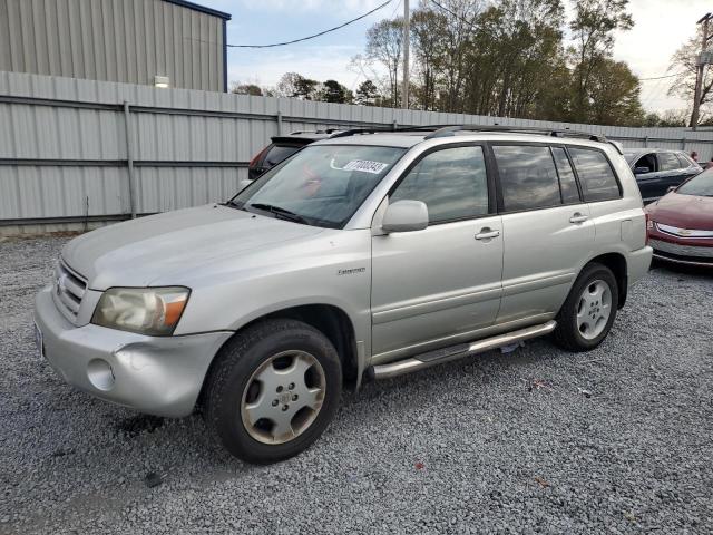 JTEEP21A340057959 - 2004 TOYOTA HIGHLANDER SILVER photo 1