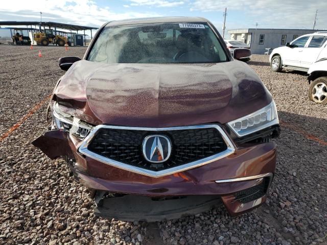 5J8YD3H5XJL007824 - 2018 ACURA MDX TECHNOLOGY MAROON photo 5