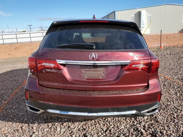 5J8YD3H5XJL007824 - 2018 ACURA MDX TECHNOLOGY MAROON photo 6