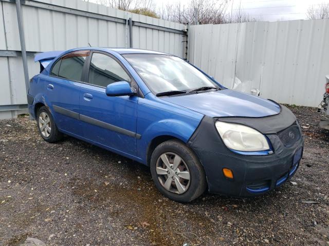 KNADE123086297356 - 2008 KIA RIO BASE BLUE photo 4