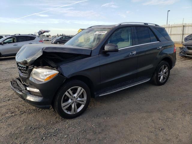 4JGDA5HB5EA361559 - 2014 MERCEDES-BENZ ML 350 4MATIC CHARCOAL photo 1