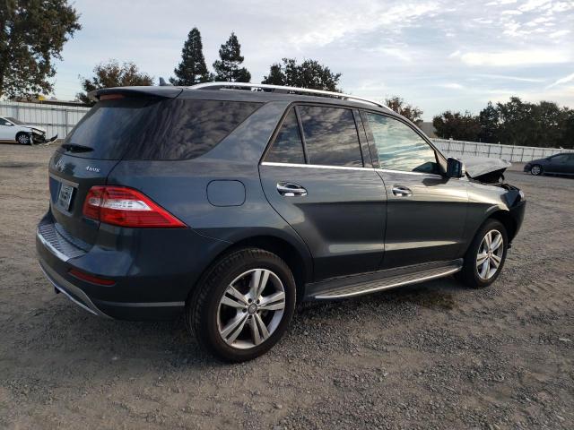 4JGDA5HB5EA361559 - 2014 MERCEDES-BENZ ML 350 4MATIC CHARCOAL photo 3