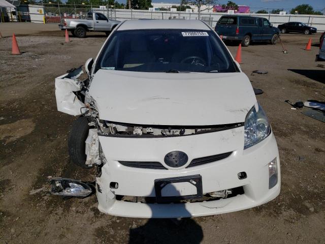 JTDKN3DU0A0085657 - 2010 TOYOTA PRIUS WHITE photo 5