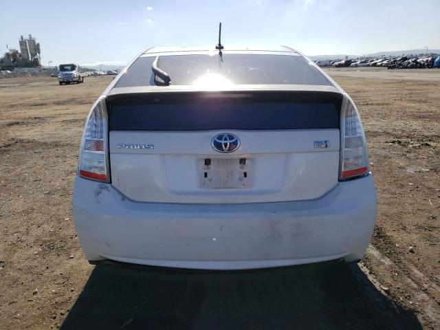 JTDKN3DU0A0085657 - 2010 TOYOTA PRIUS WHITE photo 6