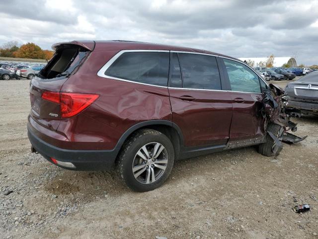 5FNYF6H59JB003440 - 2018 HONDA PILOT EXL BURGUNDY photo 3