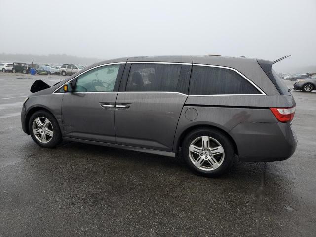 5FNRL5H90CB076046 - 2012 HONDA ODYSSEY TOURING GRAY photo 2