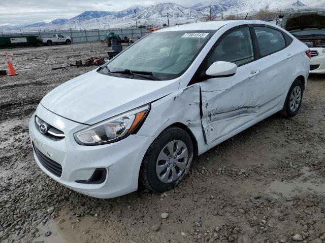 KMHCT4AE3HU267283 - 2017 HYUNDAI ACCENT SE WHITE photo 1