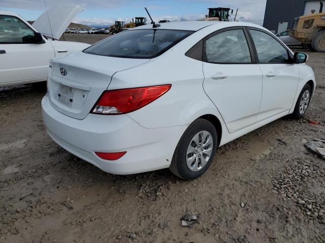 KMHCT4AE3HU267283 - 2017 HYUNDAI ACCENT SE WHITE photo 3