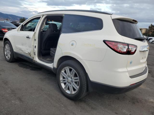 1GNKRGKD5EJ167583 - 2014 CHEVROLET TRAVERSE LT WHITE photo 2