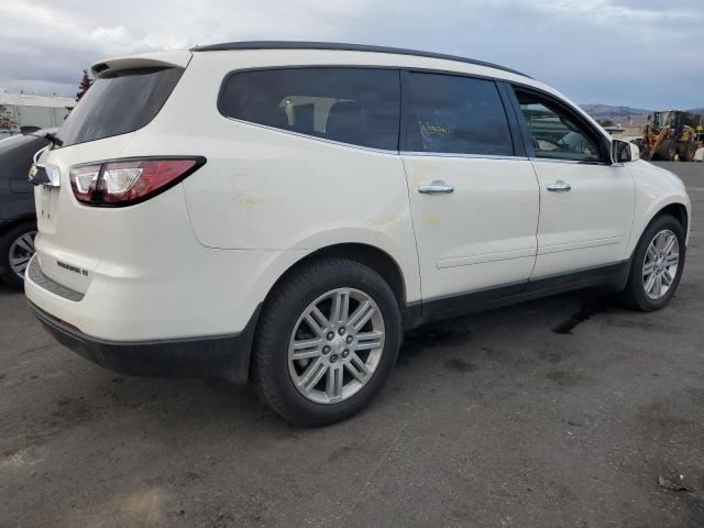 1GNKRGKD5EJ167583 - 2014 CHEVROLET TRAVERSE LT WHITE photo 3