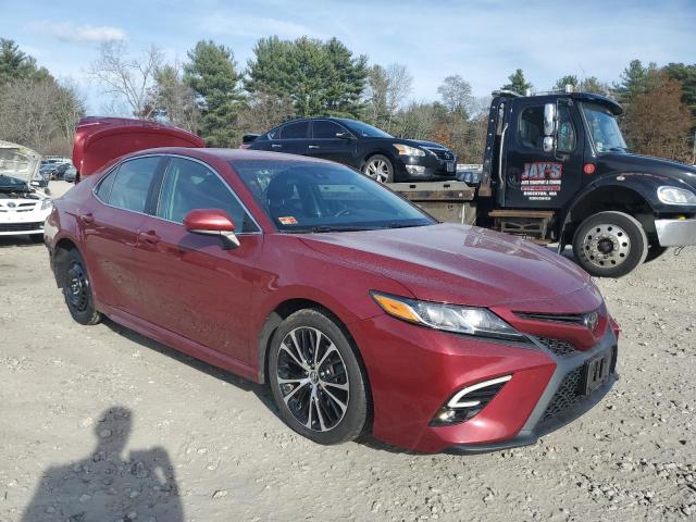 4T1B11HK4JU611219 - 2018 TOYOTA CAMRY L BURGUNDY photo 4