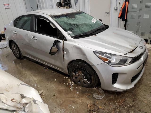 3KPA24AB2KE225195 - 2019 KIA RIO S SILVER photo 4