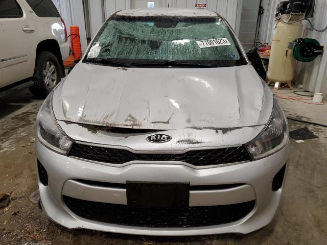 3KPA24AB2KE225195 - 2019 KIA RIO S SILVER photo 5