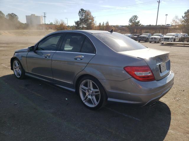 WDDGF4HBXDR296372 - 2013 MERCEDES-BENZ C 250 SILVER photo 2