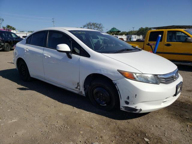 19XFB2F55CE374540 - 2012 HONDA CIVIC LX WHITE photo 4